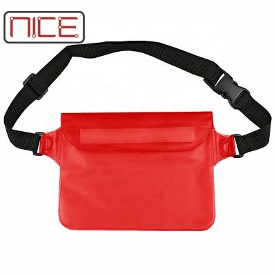 China IP X8 PVC Mobile Phone Dry Bag Pouch High Quality Lightweight Outdoor Waist Bag Waterproof Adjustable Belt for sale