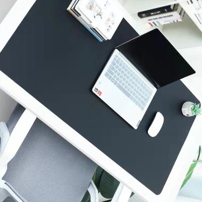 China Eco-friendly Fashion Style Beautiful Top Selling Custom Logo Printed Large Leather Desk Mat For Office for sale