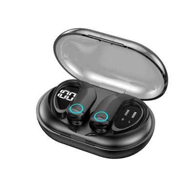 China Waterproof Wireless Earbuds Stereo Bluetooth Headphone with Digital Display Travel Battery Indicator Wireless BT Earphone for sale