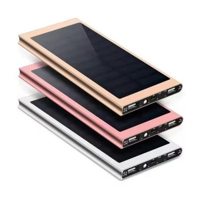 China High Quality Solar Power Bank 8000mah Durable Solar Charger Portable for Mobile Phones for sale