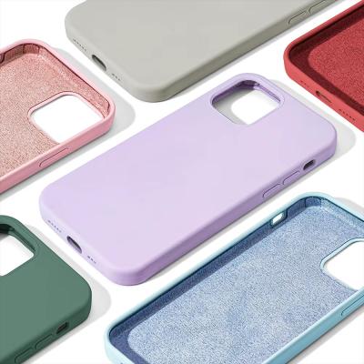 China Wholesale Colorful Phone Mobile Silicone case Cover Silicone Tpu Cell Phone Case Grey for Apple iPhone Case Silicone 16 Pro Max for sale