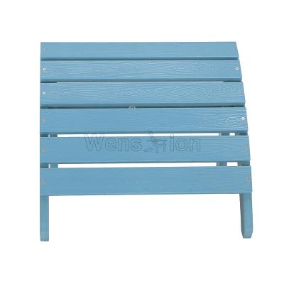 China Factory Price UV Resistant Outdoor Lounger Stool With Adirondack Ottoman Chairs For Outdoor for sale