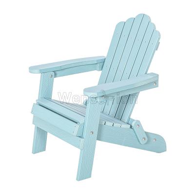 China Manufacturers UV Resistant Plastic Wood Mini Foldable Adirondack Garden Chairs Best For Outdoor for sale