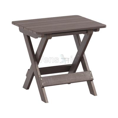 China 2022 Modern plastic wooden side table folding coffee table furniture factory price UV resistant table Tray Small for sale