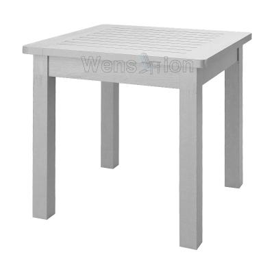 China UV Resistant HIPS Frame with Stable Durable and Small Size Daily Use Light Weight for Easy Move Outdoor Plastic Wood Side End Table for sale