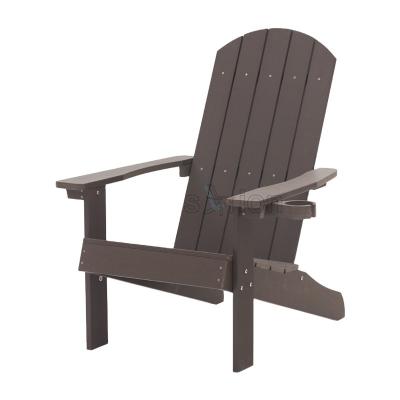 China Customized American Style Poly Lumber Patio Furniture UV Resistant Adirondack Chair For Patio for sale