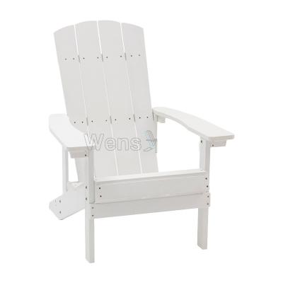 China Customized color poly lumber garden table and white plastic wood line UV resistant adirondack chairs leisure chairs for sale