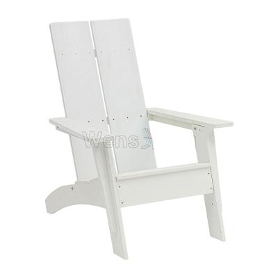 China Promotions UV Resistant White Polystyrene White Wood Cheap Adirondack Chairs For Garden for sale