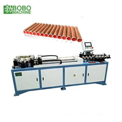 China Refrigeration Parts Copper / Aluminum Tube Straightenings And Chipless Cutting Machine Used For Tube On Plate Evaporator for sale