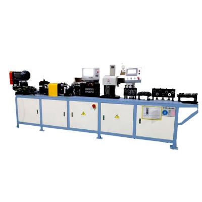 China Automatic support tube tube roller straightening and cutting machine tube shrinking machine for sale