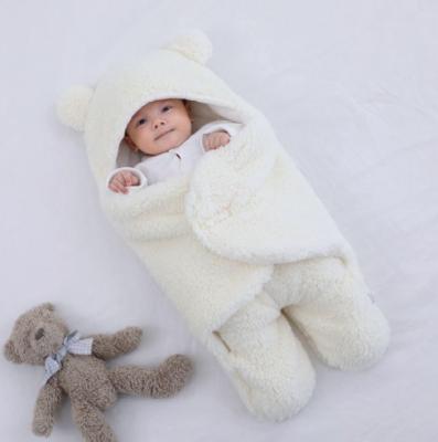 China 2021 Winter Anti-static Lambswool Baby Cotton Warm Comfortable Sleeping Bag for sale