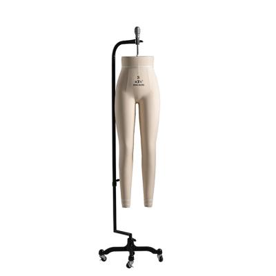 China Other Boutique Store Half Body Foam Female Lower Body Leg Seam Dummy Mannequins Hanging Adjustable Stand Dummy With Stand for sale