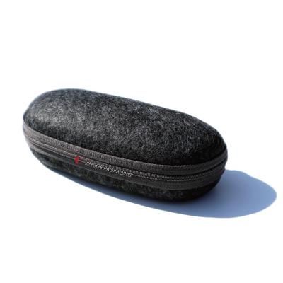 China Who respects the environment; Pressure proof; Reused. Recycled Material Felt Zipper Case For Optical Glass Eyeglass Spectacle Boxes for sale