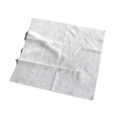 China Creating Anti Fog Function For Glasses Microfiber Glass Cleaning Cloth New Style Anti Fog Small MOQ Glass Cloth Dry Anti Fog Cleaning Cloth Gray And Blue Color for sale