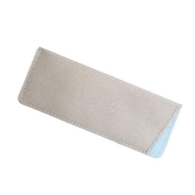 China Wholesale Cheap Oxford Cloth Eyewear Glass Pouch Lightweight Dustproof Sunglasses Pouch Bag Customize OEM Eye Glass Packaging for sale