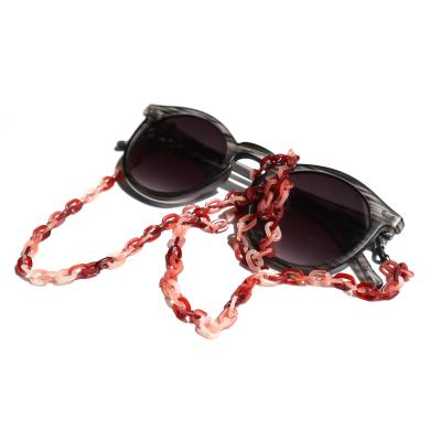 China Vintage Small Acrylic Glasses Chain Running Eyeglass Holder Strap Luxury Eyewear Accessories Chain RTS Sunglasses Necklace Lanyard for sale