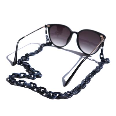 China High Quality Vintage Glasses Chains Acrylic Handmade Chains For Sunglass Fashion Acrylic Glasses Clip Retainer For Eye Glass Stable for sale