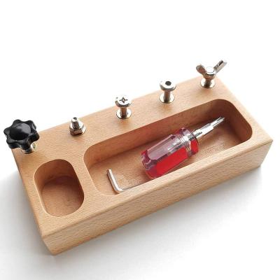 China Montessori Screwdriver Board For Kids Montessori Materials Basic Skills Educational Learning Toys YD-053 for sale