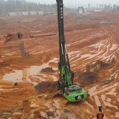 China Klein droeg de Boorgehechtheid KR220C van Stapelrig foundation machine excavator chassis Te koop