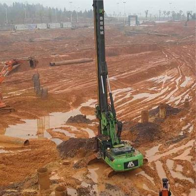 China Construction Equipment Hydraulic Pile Driver Machine 230 KN Main Winch Pull Force for sale