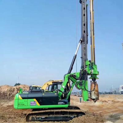 China High Reliability Pile Driver Borehole Machines Low Emissions 90 KN.M Max Torque 3500mm for sale