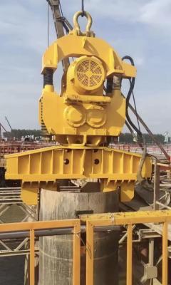 China Crane Lifted Type Piling Machinery Electric Vibratory Pile Driving Hammers For Sale for sale