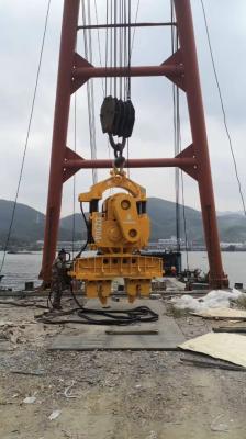 China New Type Hot Sale Crane Mounted Electric Vibro Hammer For Pilling Work for sale