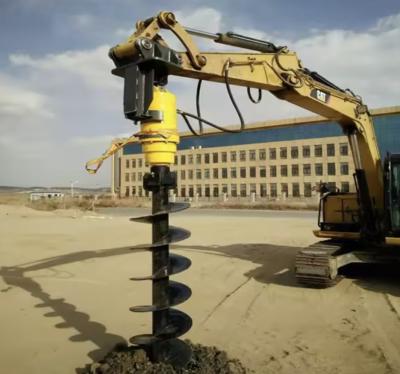 China Hydraulic Earth Piling Rig Earth Hole Drilling Machine Earth Auger Drill Auger For Sale for sale