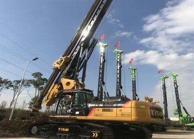 China 80m/Min Crawler Soil Hydraulic Crawler die Rig Pile Driving Machine 165KNm boren Te koop