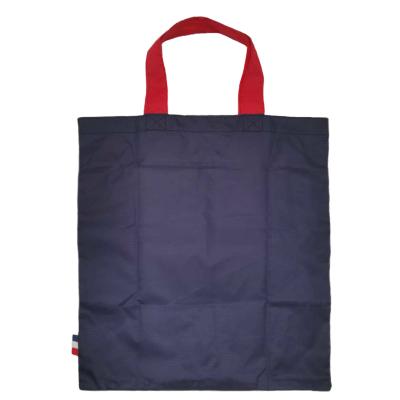 China Polyester Eco-friendly Universal Bag Household Colors Tote Bag Opposite Reusable Foldable Shopping Bag for sale