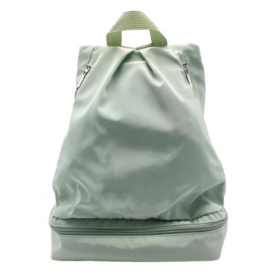 China Customized Dong logo green school lady bag waterproof guan daily backpack with waterproof cooler bag for sale