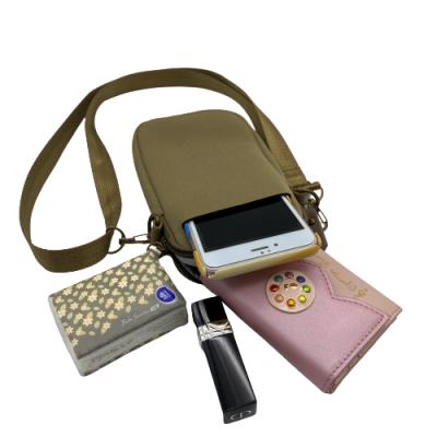 China High Quality Fashion Neoprene Mobile Phone Cross - Body Bag Wallet Waterproof Mobile Phone Filter Frames Shoulder for sale