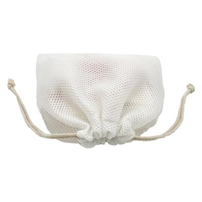 China Custom Foldable Drawstring Wash Bag Bra Basket Laundry Bag Polyester Eco-friendly Durable Mesh Bag Foldable Wash Bag for sale