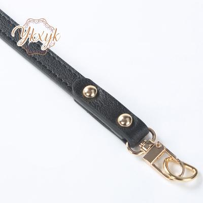 China Luxury Korean High Quality Double Rivet Handle Strap PU Leather Women's Shoulder Bag Strap for sale