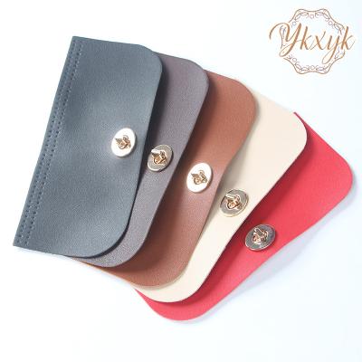 China PU Leather Bag Flip Cover Leather Replacement Bag Accessories With Lock Handbag Shoulder Bag DIY Handmade Parts for sale