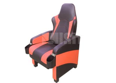 China USIT Orange Cinema Sofa Recliner , Theater Seating Couch Lift Up Function for sale