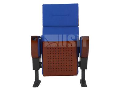 China Wooden Back Home Cinema Seating , Theatre Seating Chairs Cold Rolled Steel Feet for sale