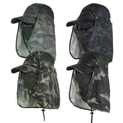 China Quick-Drying Mountaineer Fishing Sun Visor Hat Outdoor Detachable Hat Sun Visor Casual Fisherman Sun UV Protection for sale