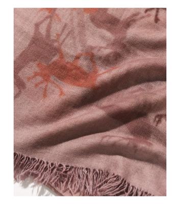 China Inner Mongolia Long Worsted Cashmere New Manufacturers Digital Printing Wholesale Scarf Shawl for sale