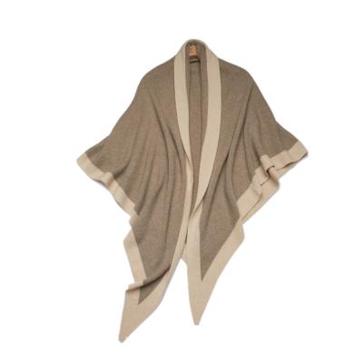 China Factory direct sale woolen ladies pure triangle scarf cashmere color fashion sheer scarf for sale