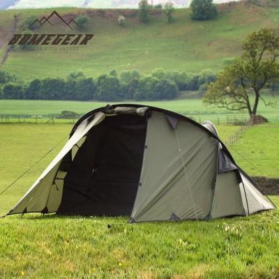 China New Arrival Super Waterproof Three Person Base Camp Tent With PU Coated 5000mm Waterproof Index for sale