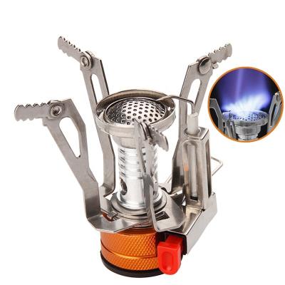 China Easy Carry Outdoor Picnic Cooker Mini Gas Stove For Camping Hiking for sale