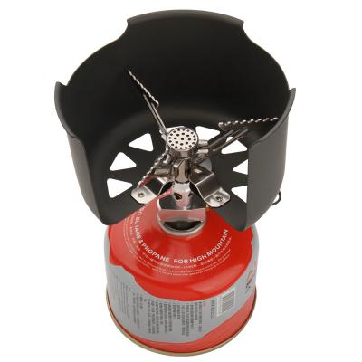 China Mini Pocket Outdoor Cooking Burner Folding Camping Super Lightweight Easy Carry 3000W Gas Stove for sale