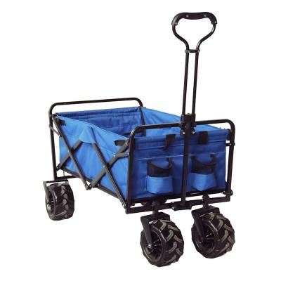 China Outdoor Beach Camping Classic Big Wheel Easy Folding Folding Cart for sale