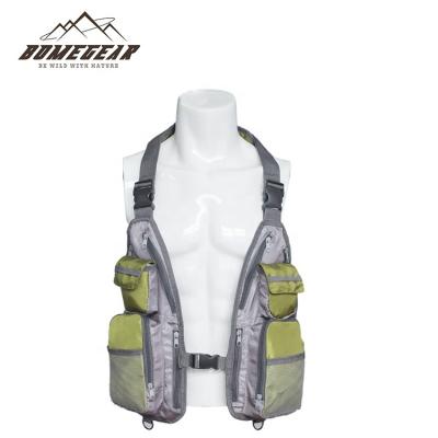 China Custom Made Fishing Life Vest Waterproof Anti-Shrink For Men for sale