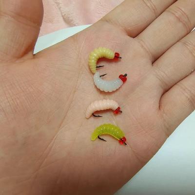 China PVC Factory Fly Lure Worm Lure with Beads and Hooks for sale