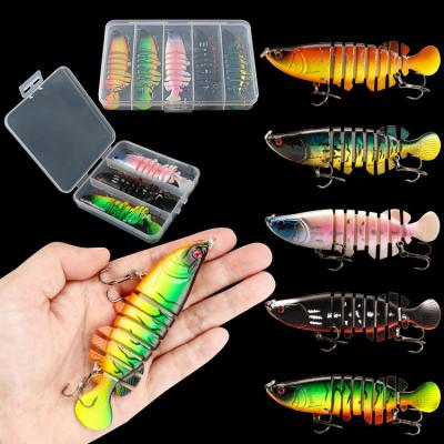 China Outdoor Activities Fishing Multi-Joined 18.5 g 10.5 cm 8 Sections Lure With Good Swimming Action Freshwater Fishing Lure for sale