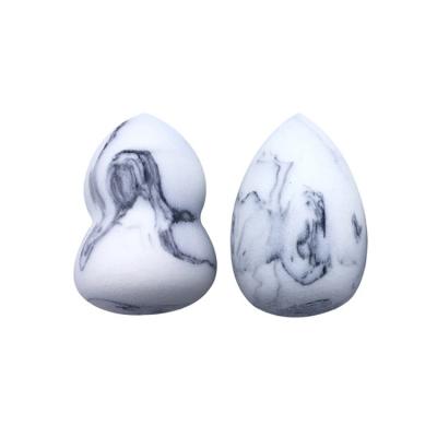 China Wholesale Beauty Care Makeup Tools Foundation Mixed Color Teardrop Marble Beauty Makeup Sponge for sale