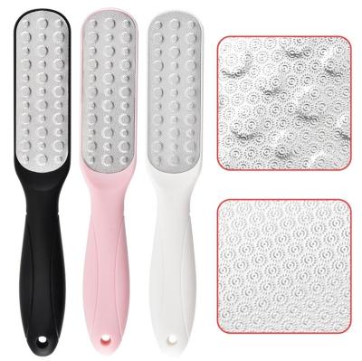 China Personal Beauty Care Pedicure Foot Callus Remover Disposable Foot File With Plastic Handle for sale