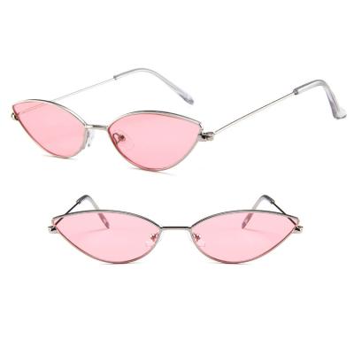 China Triangle Cat Eye Style Retro Sunglasses fashion sunglasses 2021 fashion small for sale